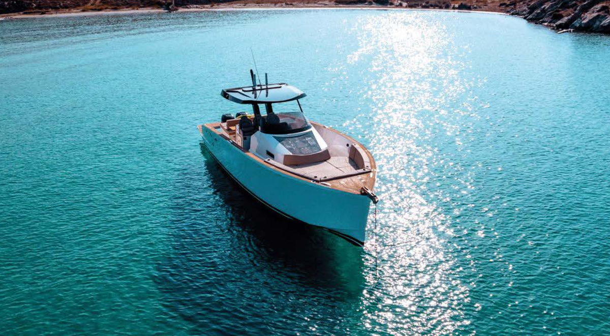 Tesoro T40 Luxury Boat Charter in Paros | ANDIAMO | G3 Boats – G3 Boats ...
